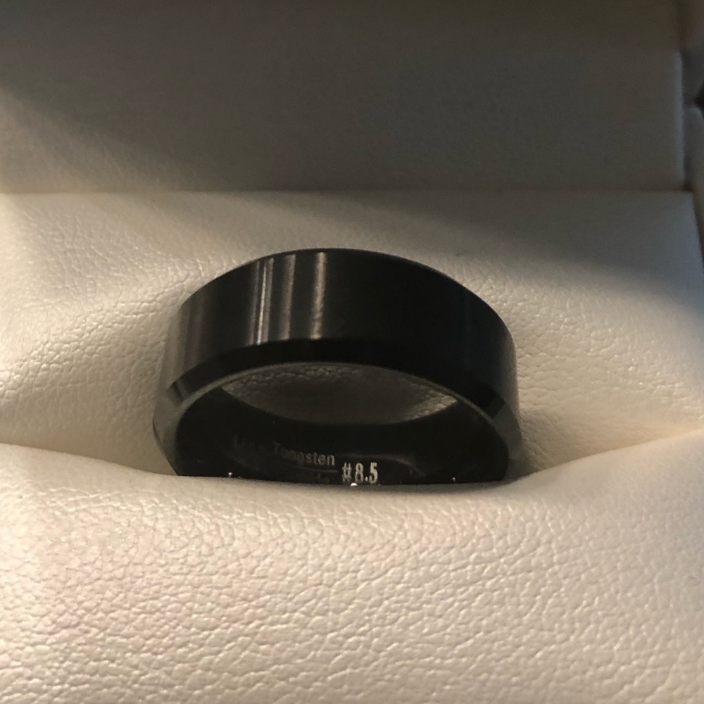 Tungsten wedding band